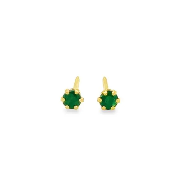 White Gold Hypoallergenic Birthstone Studs Jo & Co. Jewelers Hardy, VA