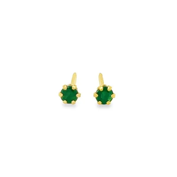 Yellow Gold Hypoallergenic Birthstone Studs Jo & Co. Jewelers Hardy, VA