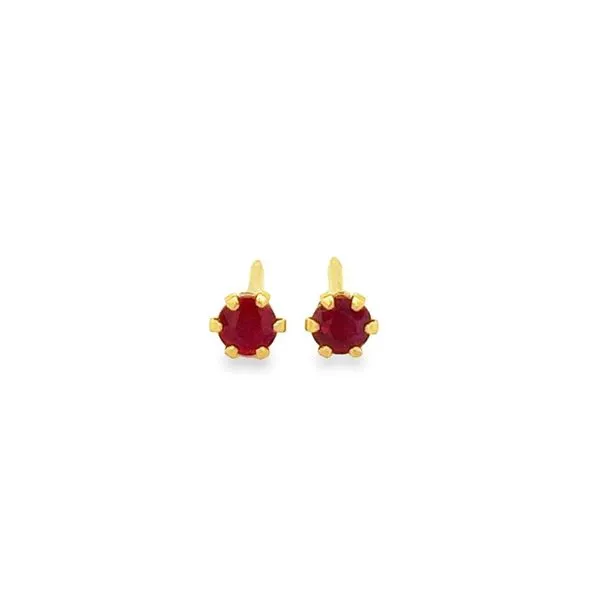 White Gold Hypoallergenic Birthstone Studs Jo & Co. Jewelers Hardy, VA