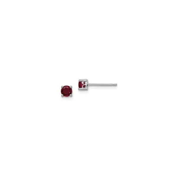 Sterling Silver Birthstone Created Stud Jo & Co. Jewelers Hardy, VA