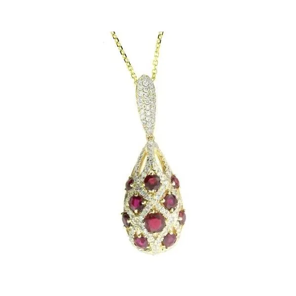 Colored Stone Pendant Jo & Co. Jewelers Hardy, VA