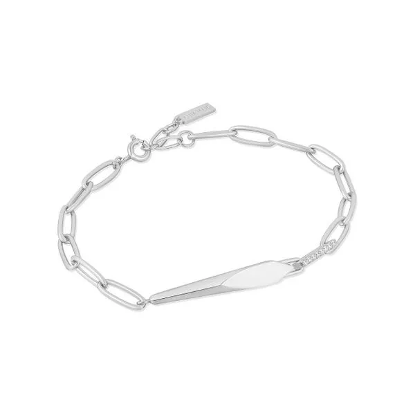 Sterling Silver Geometric Chunky Chain Bracelet Jo & Co. Jewelers Hardy, VA