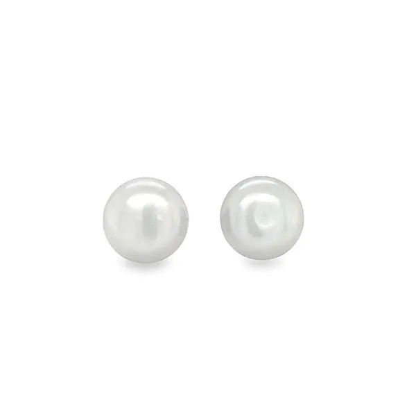 Sterling Silver Grey Freshwater Pearl Stud Earrings Jo & Co. Jewelers Hardy, VA