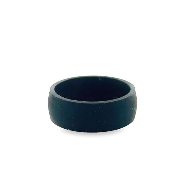 Black Silicone 7mm Plain Wedding Band Jo & Co. Jewelers Hardy, VA
