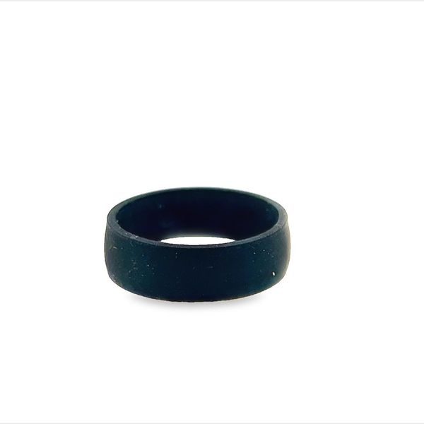 Black Silicone 7mm Plain Wedding Band Jo & Co. Jewelers Hardy, VA
