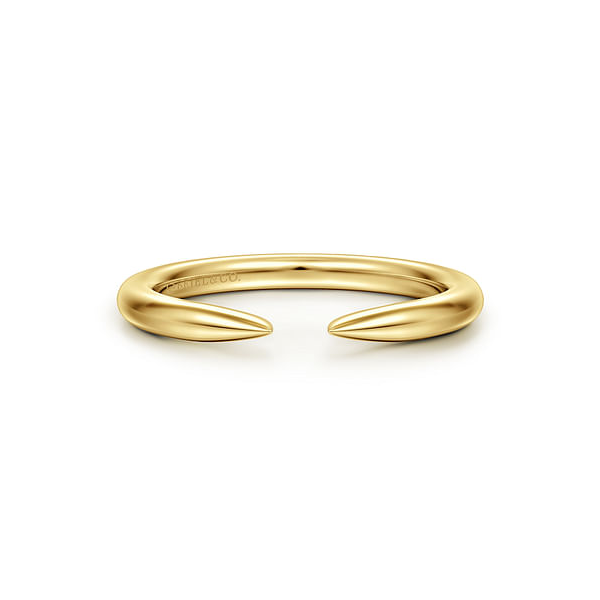 Gabriel 14K Yellow Gold Thin Open Polished Band Jo & Co. Jewelers Hardy, VA