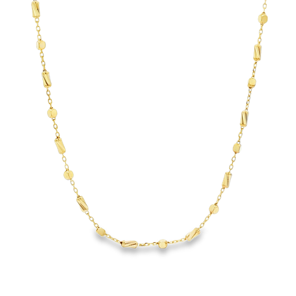 14K Yellow Gold 18
