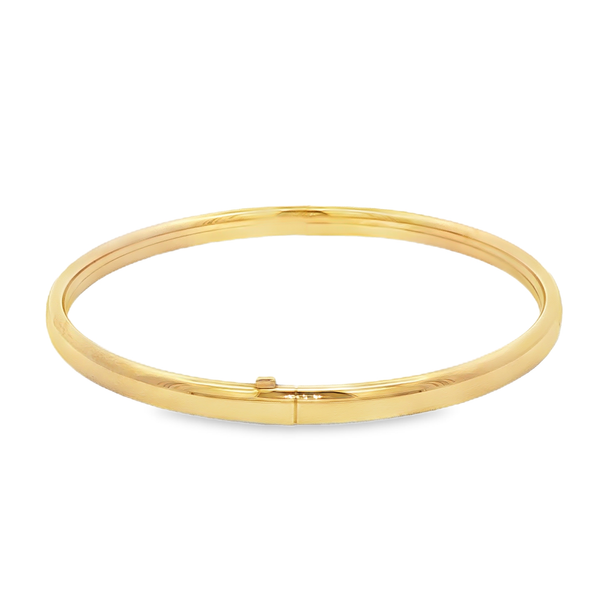 14KY Gold-Filled Polished Bangle Bracelet Image 2 Jo & Co. Jewelers Hardy, VA