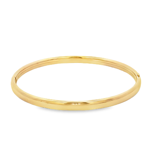 14KY Gold-Filled Polished Bangle Bracelet Image 3 Jo & Co. Jewelers Hardy, VA