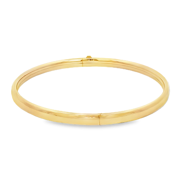 14KY Gold-Filled Polished Bangle Bracelet Image 4 Jo & Co. Jewelers Hardy, VA