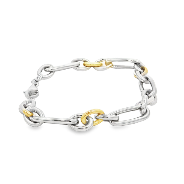 Sterling Silver & 14K Yellow Gold 7.5