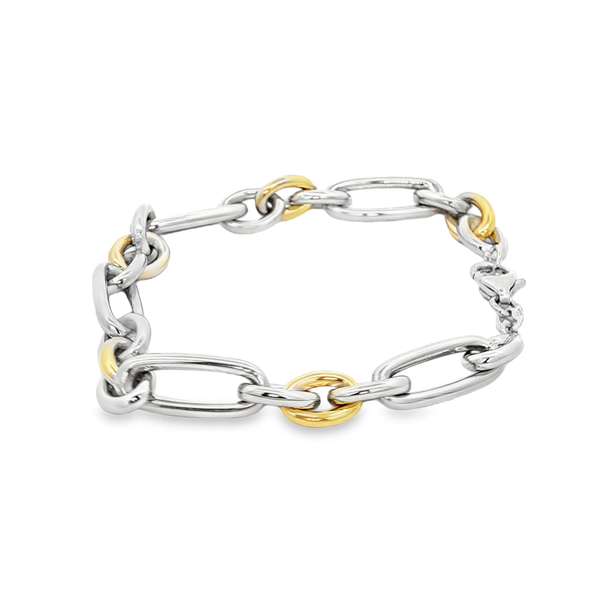 Sterling Silver & 14K Yellow Gold 7.5
