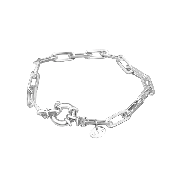 Lola Sterling Silver Single Wrap Bracelet