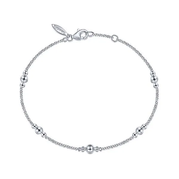 Gabriel Sterling Silver Beaded Bujukan Station Bracelet Jo & Co. Jewelers Hardy, VA