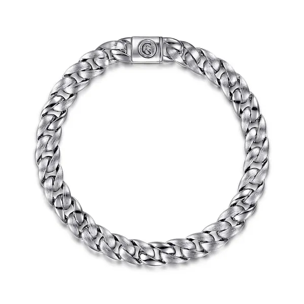 Gabriel Sterling Silver Cuban Link Curb Chain Bracelet Jo & Co. Jewelers Hardy, VA
