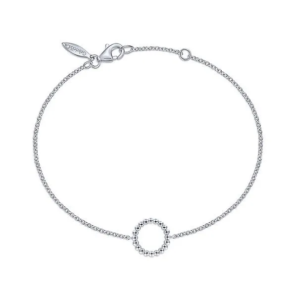 Gabriel Sterling Silver Beaded Bujukan Open Circle Bracelet Jo & Co. Jewelers Hardy, VA