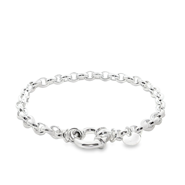 Lola Sterling Silver 5mm Rolo Link Bracelet Jo & Co. Jewelers Hardy, VA