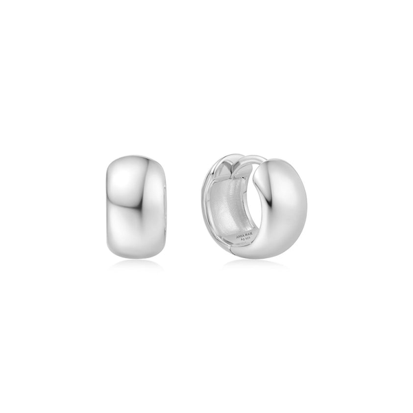 Ania Haie Sterling Silver Small Huggie Hoop Earrings Jo & Co. Jewelers Hardy, VA