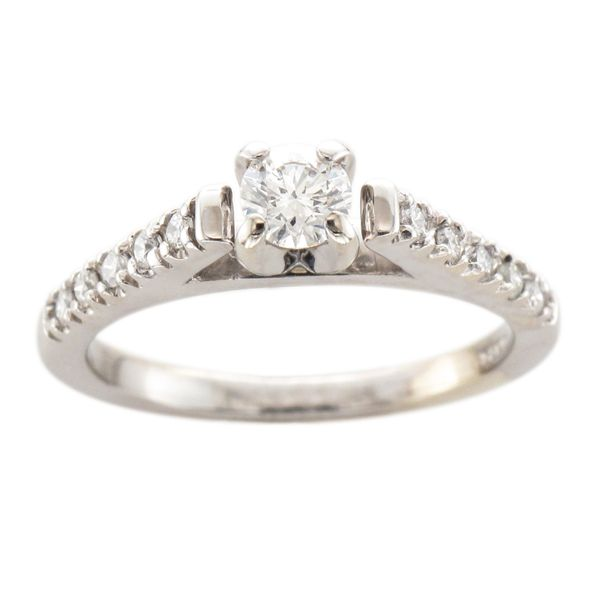 Side Accent Diamond Engagement Ring John Anthony Jewellers Ltd. Kitchener, ON