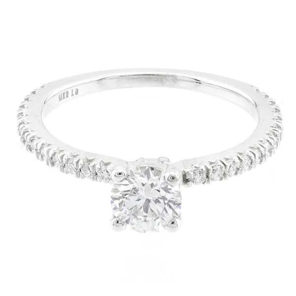 Side Accent Diamond Engagement Ring John Anthony Jewellers Ltd. Kitchener, ON