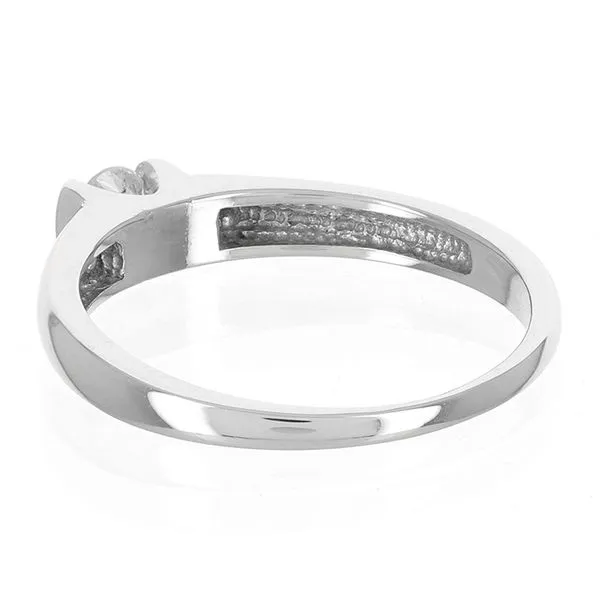 10K White Gold Solitaire Engagement Ring Image 4 John Anthony Jewellers Ltd. Kitchener, ON