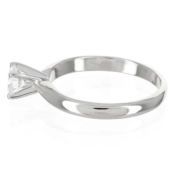 14K White Gold Solitaire Engagement Ring Image 3 John Anthony Jewellers Ltd. Kitchener, ON