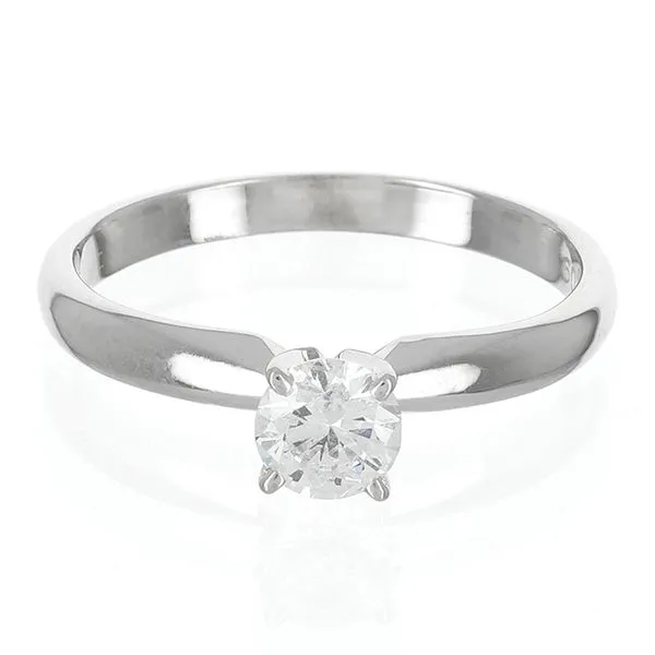 14K White Gold Solitaire Engagement Ring John Anthony Jewellers Ltd. Kitchener, ON