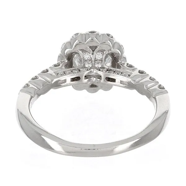 Platinum Halo Style Venetti Engagement Ring Image 5 John Anthony Jewellers Ltd. Kitchener, ON