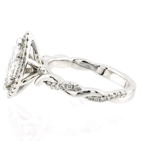 14K White Gold Marquise Engagement Ring Image 3 John Anthony Jewellers Ltd. Kitchener, ON