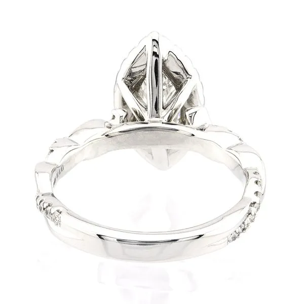 14K White Gold Marquise Engagement Ring Image 5 John Anthony Jewellers Ltd. Kitchener, ON