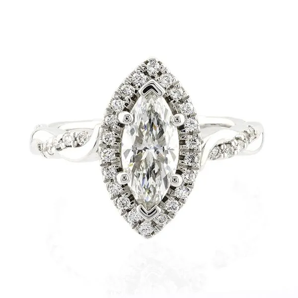14K White Gold Marquise Engagement Ring John Anthony Jewellers Ltd. Kitchener, ON