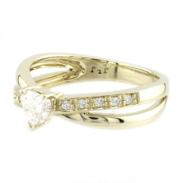 14K Gold Split-Shank Engagement Ring Image 2 John Anthony Jewellers Ltd. Kitchener, ON