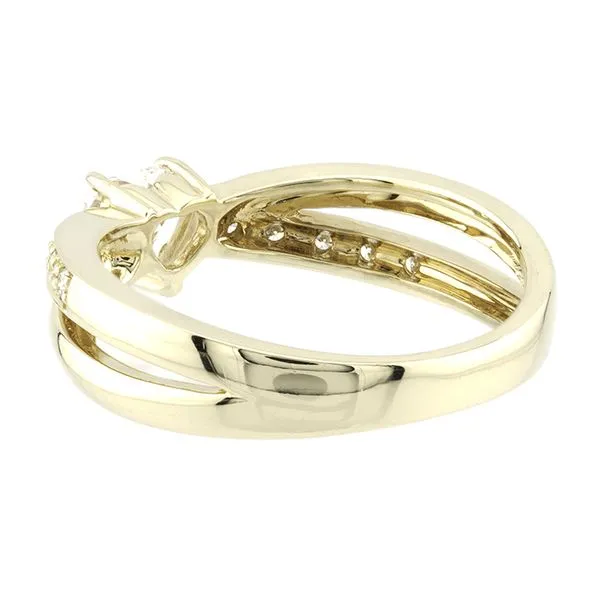 14K Gold Split-Shank Engagement Ring Image 4 John Anthony Jewellers Ltd. Kitchener, ON