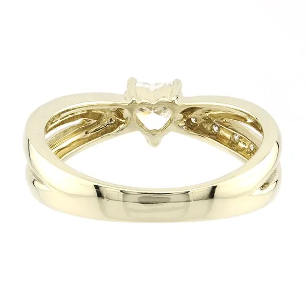 14K Gold Split-Shank Engagement Ring Image 5 John Anthony Jewellers Ltd. Kitchener, ON