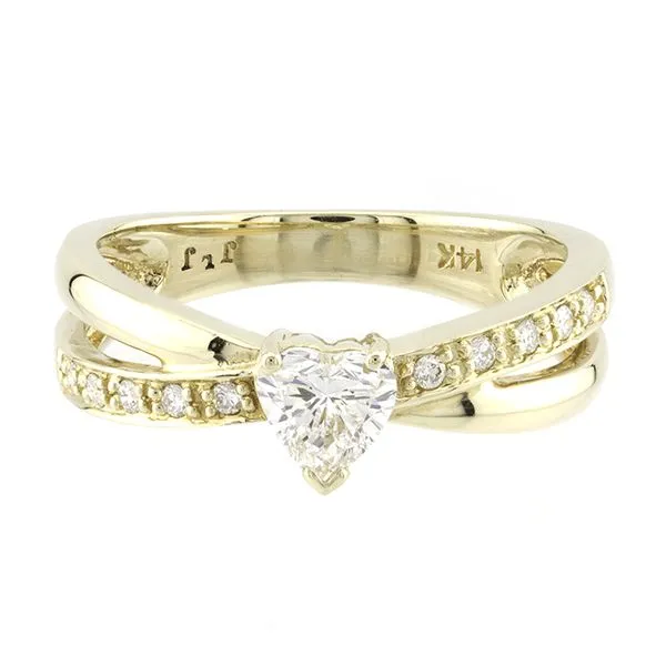 14K Gold Split-Shank Engagement Ring John Anthony Jewellers Ltd. Kitchener, ON