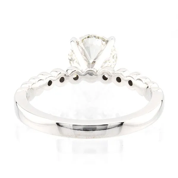 14K White Gold Side Accent Engagement Ring Image 5 John Anthony Jewellers Ltd. Kitchener, ON