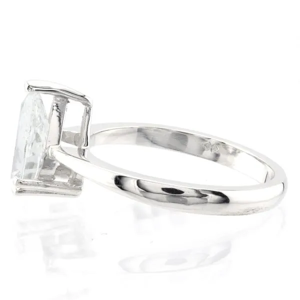 Platinum Pear Lab Grown Diamond Engagement Ring Image 3 John Anthony Jewellers Ltd. Kitchener, ON