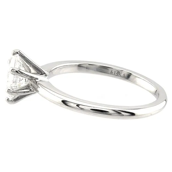 14K White Gold Oval Lab Grown Diamond Engagement Ring Image 3 John Anthony Jewellers Ltd. Kitchener, ON