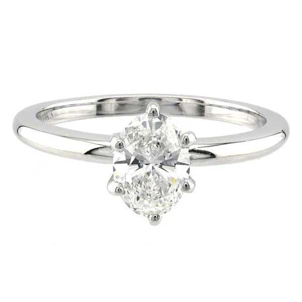 14K White Gold Oval Lab Grown Diamond Engagement Ring John Anthony Jewellers Ltd. Kitchener, ON