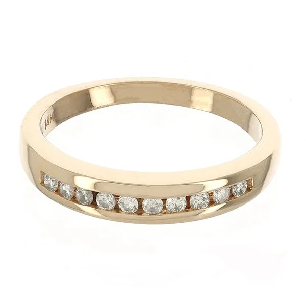 14K Yellow Gold Diamond Wedding Band John Anthony Jewellers Ltd. Kitchener, ON