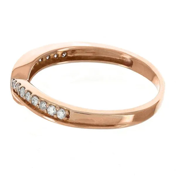 14K Rose Gold Diamond Wedding Band Image 3 John Anthony Jewellers Ltd. Kitchener, ON