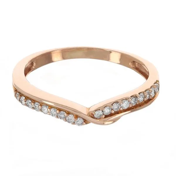 14K Rose Gold Diamond Wedding Band John Anthony Jewellers Ltd. Kitchener, ON