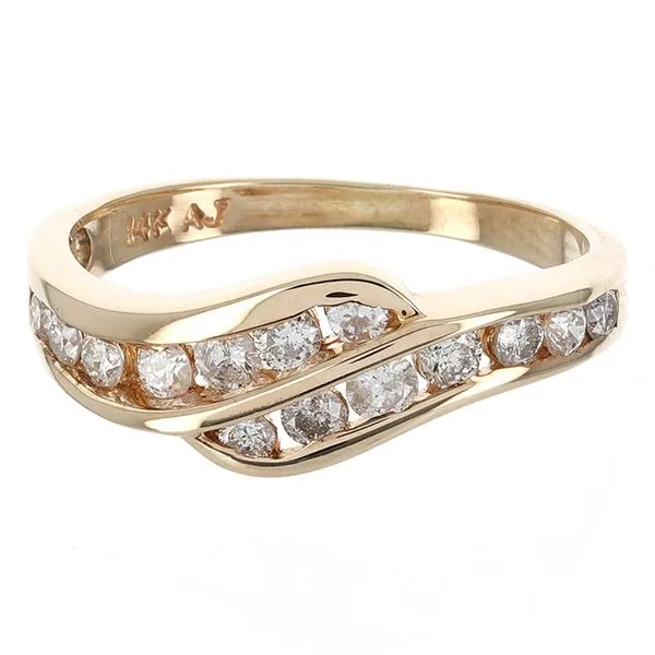 14K Yellow Gold Diamond Wedding Band John Anthony Jewellers Ltd. Kitchener, ON