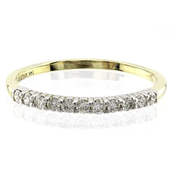 14K Yellow Gold Anniversary Diamond Wedding Band John Anthony Jewellers Ltd. Kitchener, ON