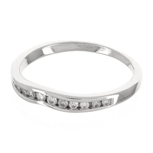 14K White Gold Diamond Wedding Band Image 2 John Anthony Jewellers Ltd. Kitchener, ON