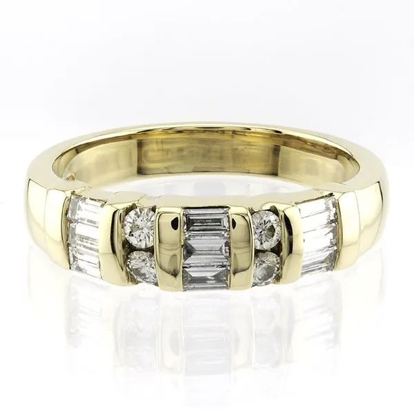 14K Yellow Gold Diamond Wedding Band John Anthony Jewellers Ltd. Kitchener, ON