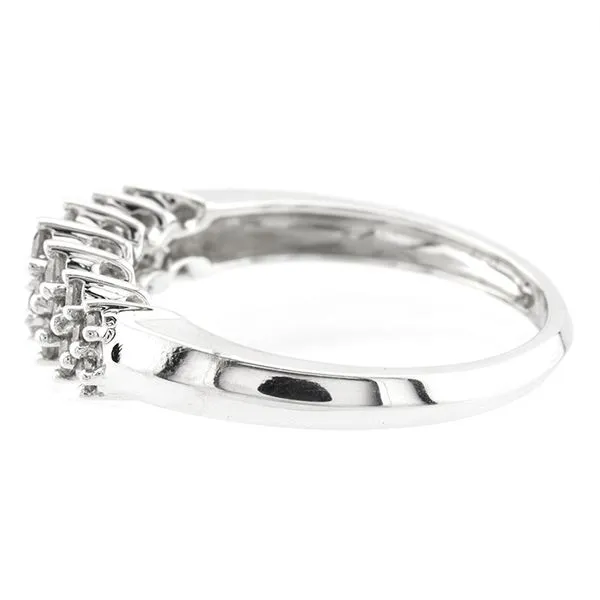 10K White Gold Three Row Fashion Ring Image 3 John Anthony Jewellers Ltd. Kitchener, ON
