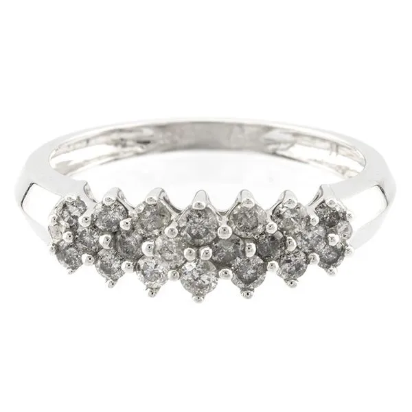 10K White Gold Three Row Fashion Ring John Anthony Jewellers Ltd. Kitchener, ON