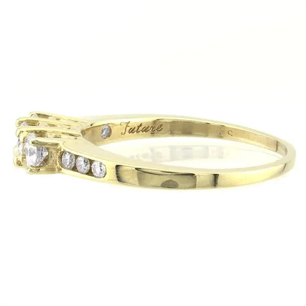14K Yellow Gold Three Stone Diamond Fashion Ring Image 3 John Anthony Jewellers Ltd. Kitchener, ON
