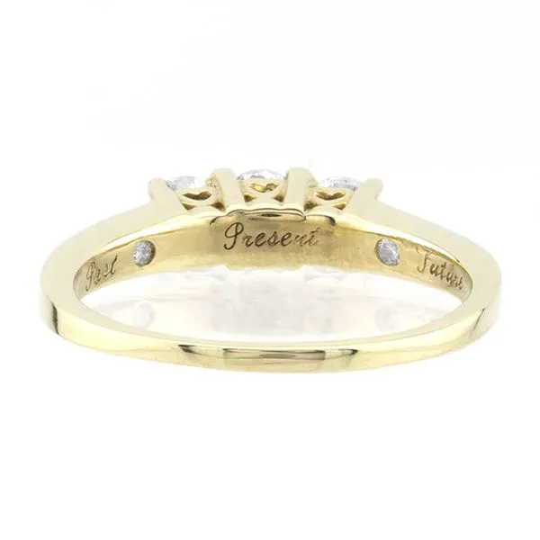 14K Yellow Gold Three Stone Diamond Fashion Ring Image 5 John Anthony Jewellers Ltd. Kitchener, ON